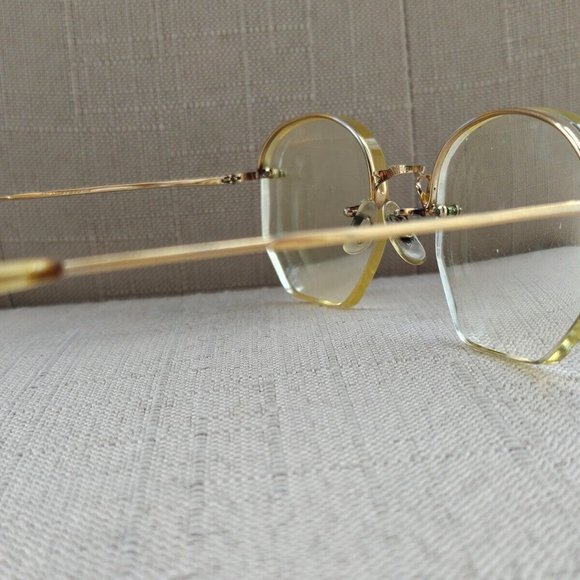 Art Craft USA Glasses Frame Vintage Eyeglasses Rimless Frame Gold Tone Frame - Picture 8 of 13